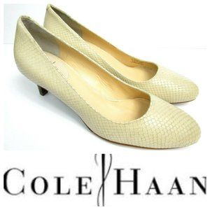 Cole Haan Nike Air Nude Snakeskin Pumps Heels 10.5